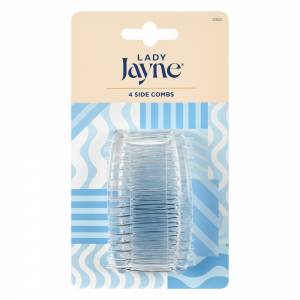 Lady Jayne Side Comb Crystal Pk4