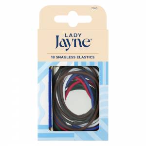 Lady Jayne Snagless Elastics Assorted Pk18