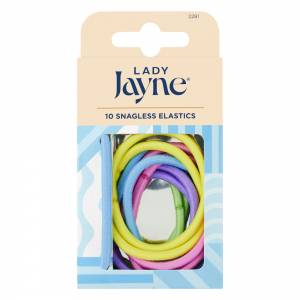 Lady Jayne Snagless Thick Elastics  Assorted Pk10