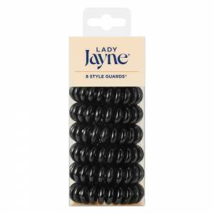 Lady Jayne Style Guard Kink Free Spirals Black Pk8