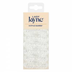 Lady Jayne Style Guard Kink Free Spirals Clear Pk8