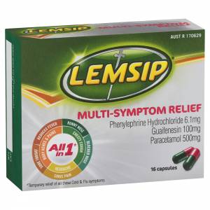 Lemsip All In One Multi Symptom Relief 16 Capsules