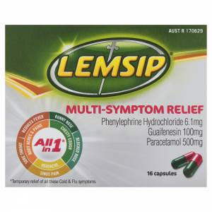 Lemsip All In One Multi Symptom Relief 16 Capsules