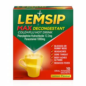 Lemsip Sachets Max Lemon PE 10