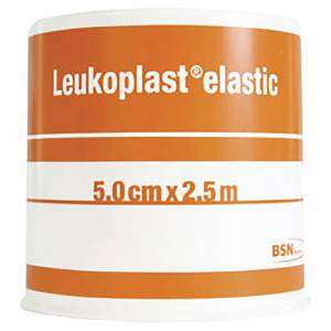 Leukoplast Elastic 5cm x 2.5m Tan