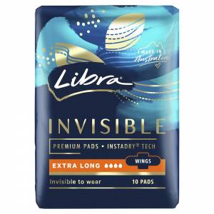 Libra Invisible Pads Goodnights 10