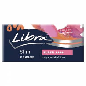 Libra Tampons Tapered Design Super Slim 16 Pack