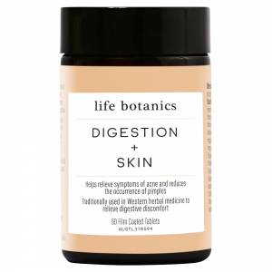 Life Botanics Digestion And Skin 60 Film Coated Tablets