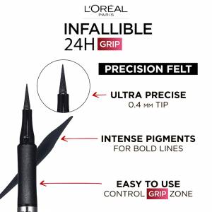 LOR Infallible Grip 27Hr Precision Liner Felt Black