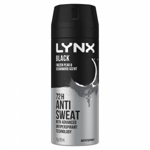 Lynx Antiperspirant Deodorant Aerosol Black 96g