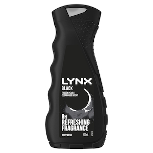 Lynx Black 8Hr Body Wash 400mL