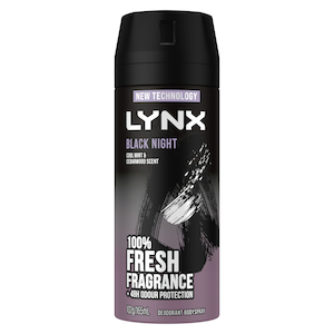 Lynx Body Spray Black Night 165mL