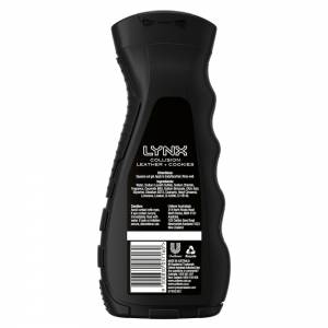 Lynx Collision Leather & Cookies Body Wash 400mL