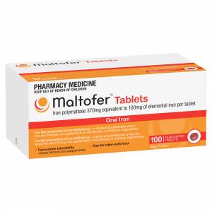 Maltofer 100mg 100 Film Coated Tablets 