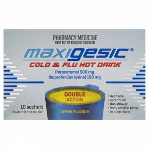 Maxigesic Cold & Flu Hot Drink 10pk
