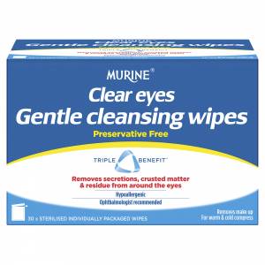 Murine Clear Eyes Wipes 30