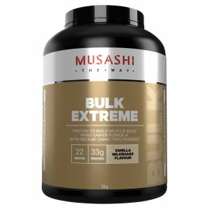 Musashi Bulk Extreme Protein Powder Vanilla Milksh...