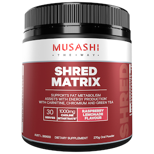 Musashi Shred Matrix Powder Raspberry Lemonade 270...