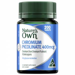 Nature's Own Chromium Picolinate 400mcg 200 Tablet...