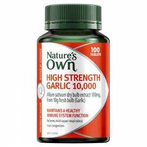 Nature's Own High Strength Garlic 1000mg 100 Tablets