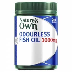 Nature's Own Odourless Fish Oil 1000mg 200  Capsules