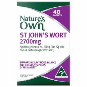 Nature's Own St John’s Wort 2700mg 40 Tablets