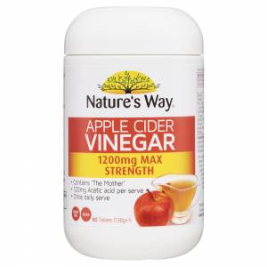 Nature's Way Apple Cider Vinegar 1200mg 90 Tablets