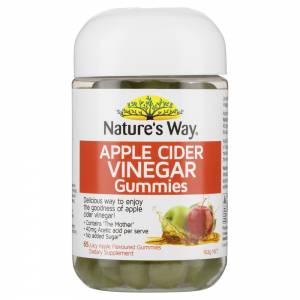 Nature's Way Apple Cider Vinegar Gummies 65 Gummie...