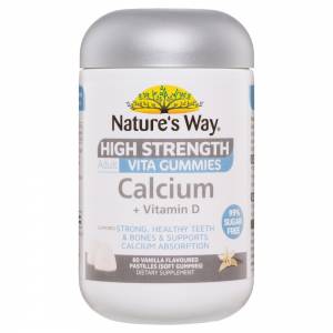 Nature's Way Calcium High Strength Sugar Free 60 G...