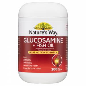Nature's Way Glucosamine & Fish Oil 200 Capsules