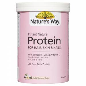 Nature's Way Instant Natural Protein Hair Skin & Nails Vanilla 400g