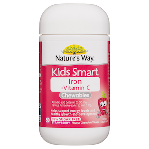 Nature's Way Kids Smart Iron + Vitamin C 50 Chewable