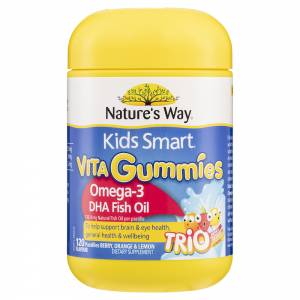 Nature's Way Kids Smart Omega 3 DHA Fish Oil 120 Vita Gummies