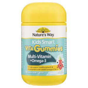 Nature's Way Kids Smart VitaGummies Multi-Vitamin + Omega 3 50 Gummies