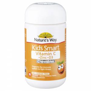 Nature's Way Kids Smart Vitamin C + Zinc + D3 75 C...