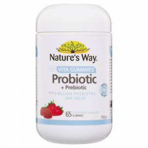 Nature's Way Probiotic 4 Billion Sugar Free 65 Gummies