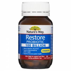 Nature's Way Restore Probiotic 100 billion 30 Caps...