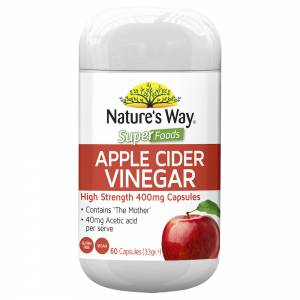 Nature's Way Superfoods Apple Cider Vinegar 60 Cap...