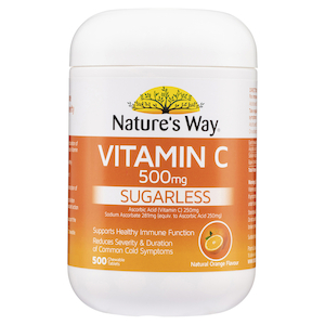 Nature's Way Vitamin C 500mg 500 Tablets
