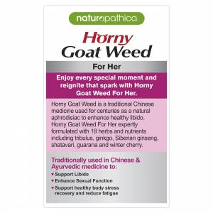 Naturopathica Horny Goat Weed For Her 50 Tablets