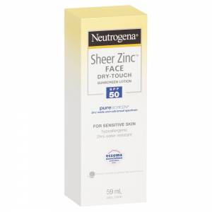 Neutrogena Sheer Zinc Face Lotion SPF50 59ml