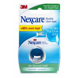 Nexcare Dispenser Flexible Clear Tape 25mm x 9m