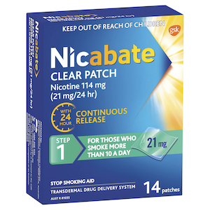Nicabate Patch Clear 21mg 14