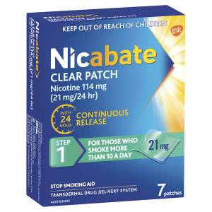 Nicabate Patch Clear 21mg 7