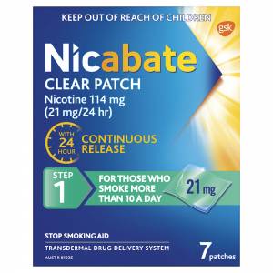 Nicabate Patch Clear 21mg 7