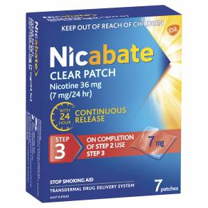 Nicabate Patch Clear 7mg 7