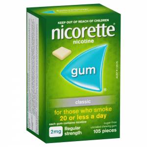 Nicorette Gum Classic 2mg 105