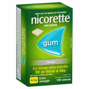 Nicorette Gum Classic 4mg 105