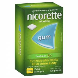 Nicorette Gum Fresh Mint 4mg 105