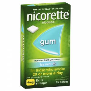 Nicorette Gum Icy Mint 4mg 15
